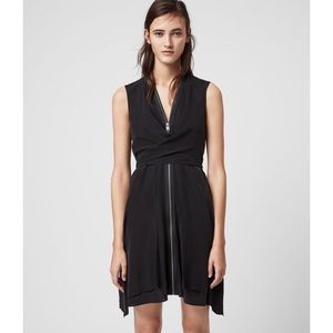 All saints Jayda silk dress